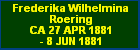 Frederika Wilhelmina Roering