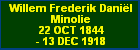 Willem Frederik Danil Minolie