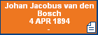Johan Jacobus van den Bosch