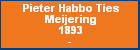 Pieter Habbo Ties Meijering