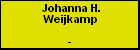 Johanna H. Weijkamp
