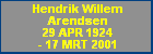 Hendrik Willem Arendsen