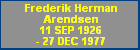 Frederik Herman Arendsen