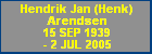 Hendrik Jan (Henk) Arendsen