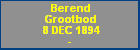 Berend Grootbod