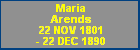 Maria Arends