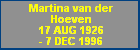 Martina van der Hoeven