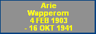 Arie Wapperom