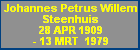 Johannes Petrus Willem Steenhuis