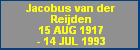 Jacobus van der Reijden