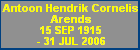 Antoon Hendrik Cornelis Arends