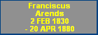 Franciscus Arends