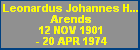 Leonardus Johannes Hendrikus Arends