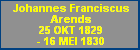 Johannes Franciscus Arends