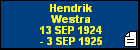Hendrik Westra