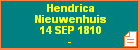 Hendrica Nieuwenhuis
