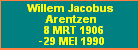 Willem Jacobus Arentzen
