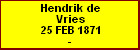 Hendrik de Vries