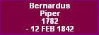 Bernardus Piper