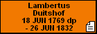 Lambertus Duitshof