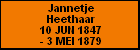 Jannetje Heethaar