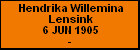 Hendrika Willemina Lensink