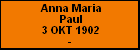 Anna Maria Paul