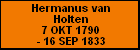 Hermanus van Holten