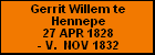 Gerrit Willem te Hennepe