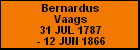 Bernardus Vaags