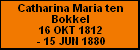 Catharina Maria ten Bokkel