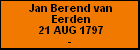 Jan Berend van Eerden