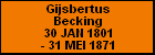 Gijsbertus Becking