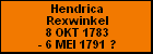 Hendrica Rexwinkel