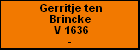Gerritje ten Brincke