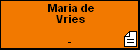 Maria de Vries