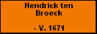 Hendrick ten Broeck