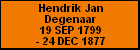 Hendrik Jan Degenaar