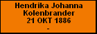 Hendrika Johanna Kolenbrander
