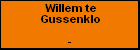 Willem te Gussenklo