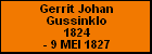 Gerrit Johan Gussinklo