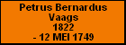Petrus Bernardus Vaags