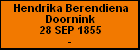 Hendrika Berendiena Doornink