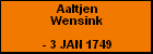 Aaltjen Wensink