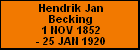 Hendrik Jan Becking