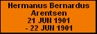Hermanus Bernardus Arentsen