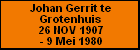 Johan Gerrit te Grotenhuis
