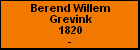 Berend Willem Grevink