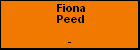 Fiona Peed