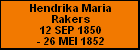 Hendrika Maria Rakers